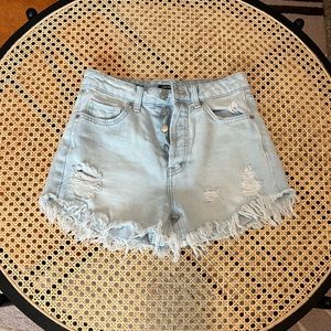 Wild fable high rise jean shorts